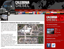 Tablet Screenshot of caledoniadiesel.net